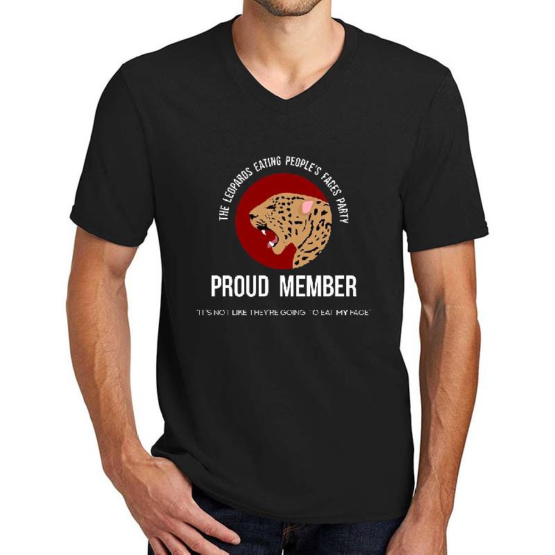 Leopards Eating People's Faces Party Unisex T-shirts