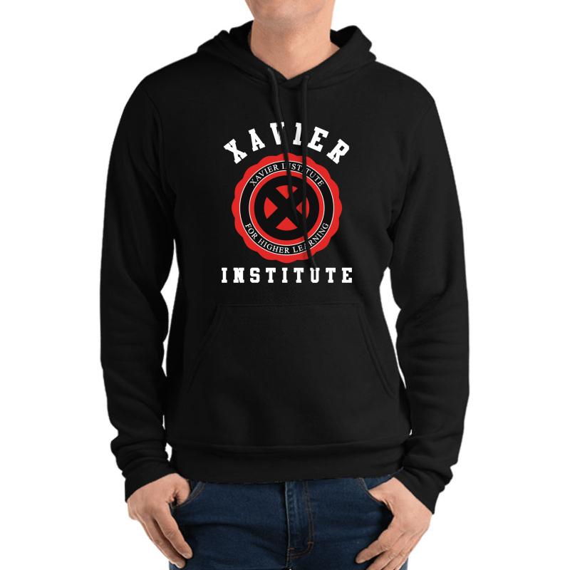 Xavier Institute Unisex Hooded Sweatshirt Men Black