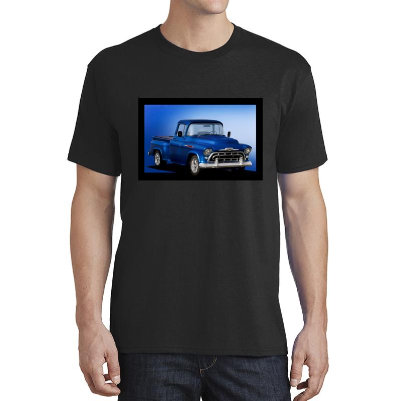 1957 Chevrolet 3100 Pickup Unisex T-Shirt Men Black