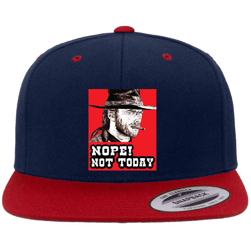 Nope Not Today Clint Eastwood Illustration Youth Hooded Sweatshirts