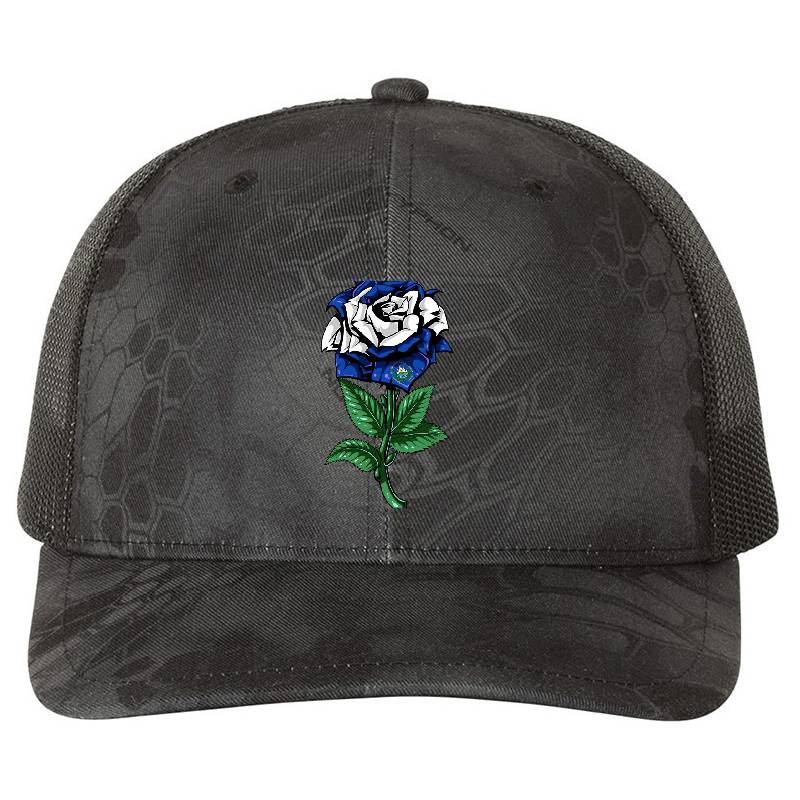 El Salvador Flag Salvadoran Premium Flat Bill Snapback Caps