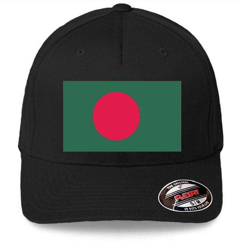 Bangladesh Flag Premium Flat Bill Snapback Caps