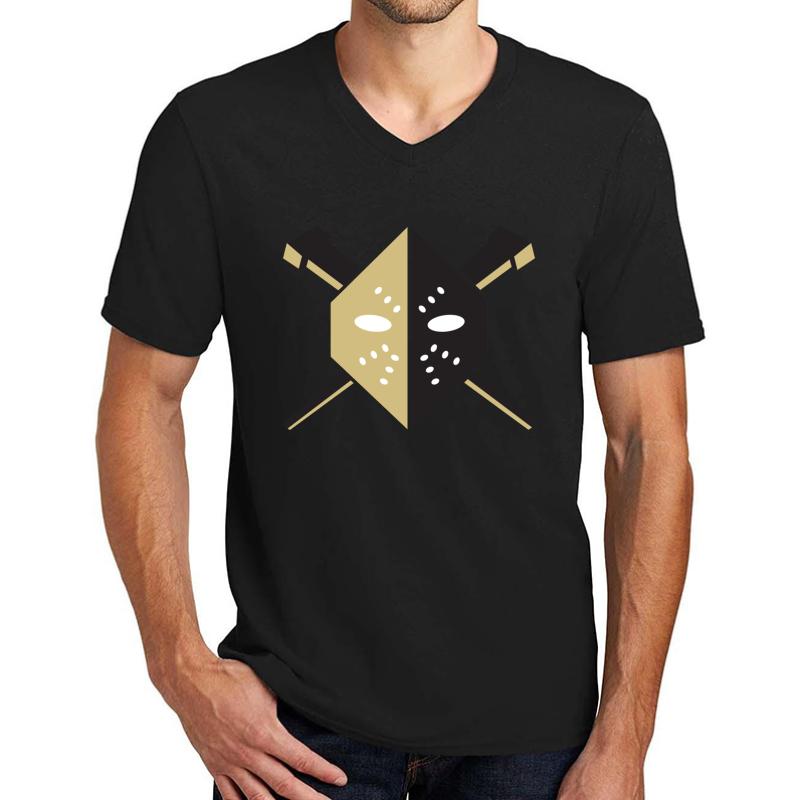 Wheeling Nailers Unisex V-Neck T-Shirt Men Black