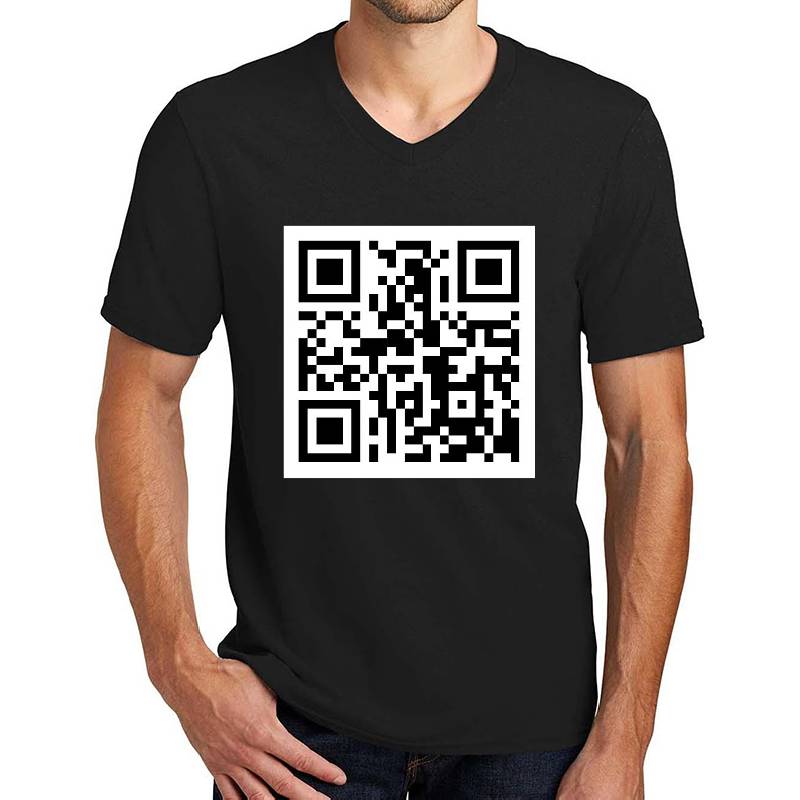 Funny QR Code linking to PornHub Unisex T-shirts