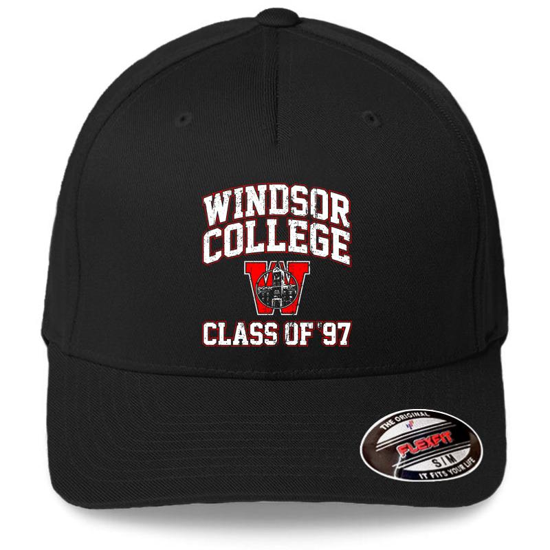 Windsor College Class Of 97 Scream 2  Flexfit Baseball Cap  Black