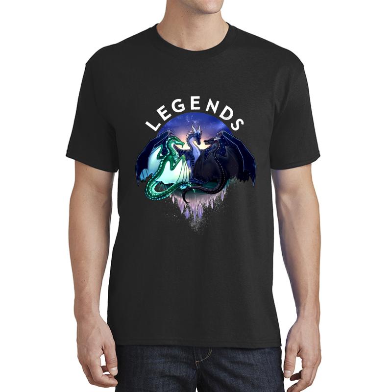 Wings Of Fire - Legends - Fathom Darkstalker Clearsight Unisex T-Shirt Men Black