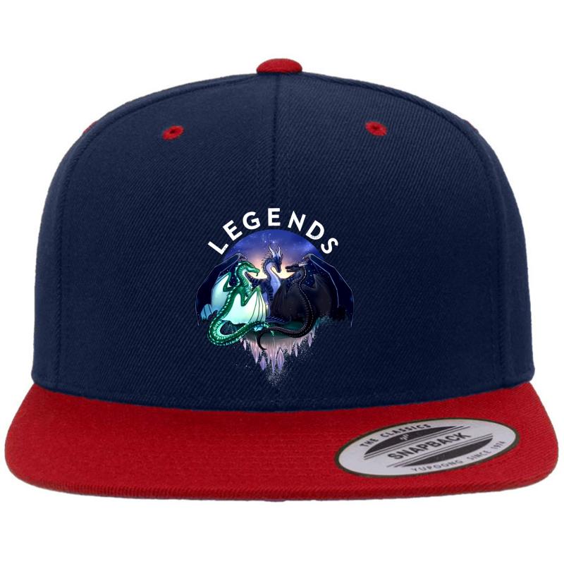 Wings Of Fire - Legends - Fathom Darkstalker Clearsight Premium Flat Bill Snapback Cap  Navy