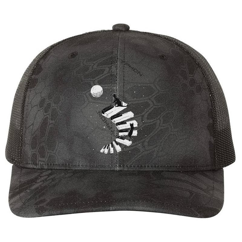 Cat Piano Hangover Piano Wing Keyboard Gift Premium Flat Bill Snapback Caps