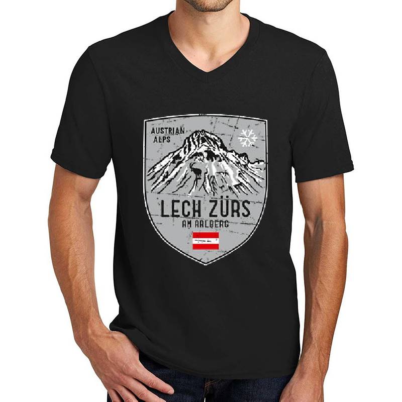 Lech Zurs Mountain Austria Emblem  Youth T-Shirts