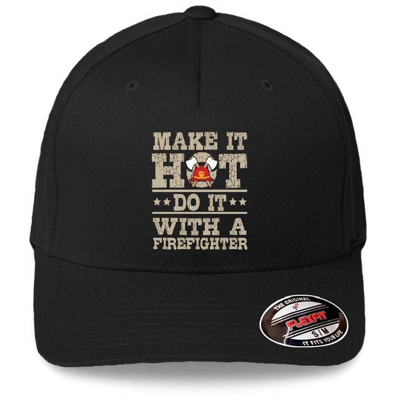 I Maybe Retired But I'm Always A Firefighter Premium Flat Bill Snapback Caps