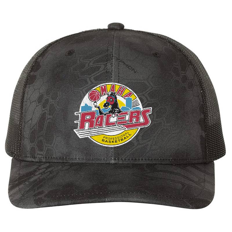 Vintage Omaha Racers Premium Flat Bill Snapback Caps