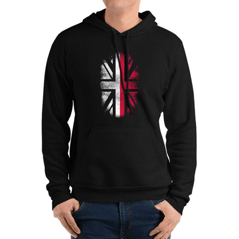 British Polish Flag - Poland and UK Pride T-Shirt Unisex V-Neck T-Shirts