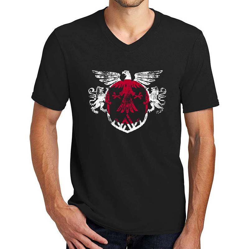 Japan Flag and Lion Wings Design Unisex T-shirts