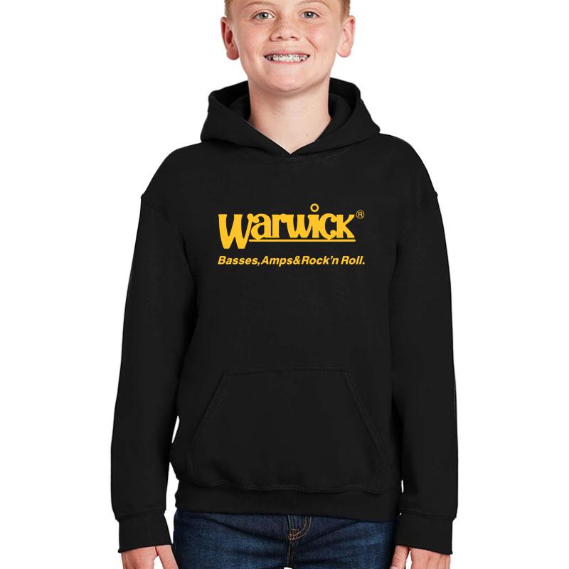 Warwick Basses Youth Hooded Sweatshirt Boy Black