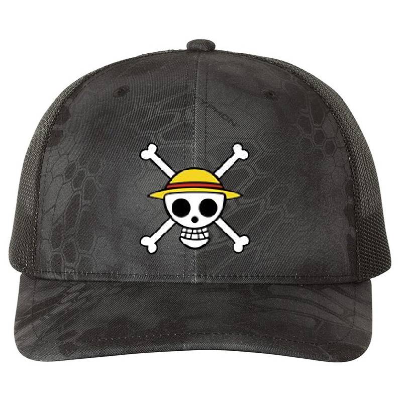 straw hat pirates logo Youth Hooded Sweatshirts