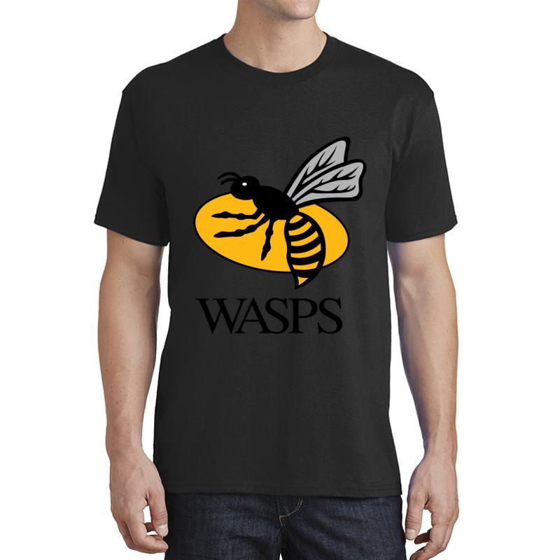 Wasps Rugby Unisex T-Shirt Men Black