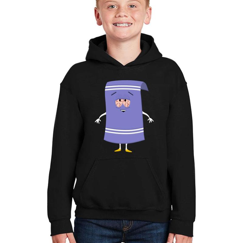 Towelie South Park Youth Hooded Sweatshirt Boy Black