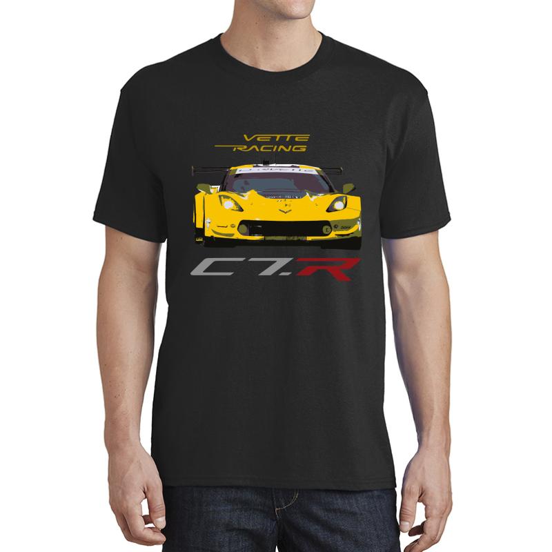 2016 Imsa Chevy Corvette C7.R Race Car Unisex T-Shirt Men Black