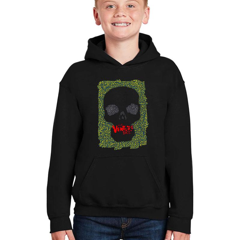 The Venture Bros Logo Youth Hooded Sweatshirt Boy Black