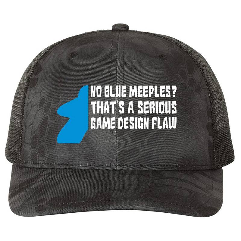 No Blue Meeples Is a Serious Game Design Flaw Board Gamer Tabletop Unisex V-Neck T-Shirts