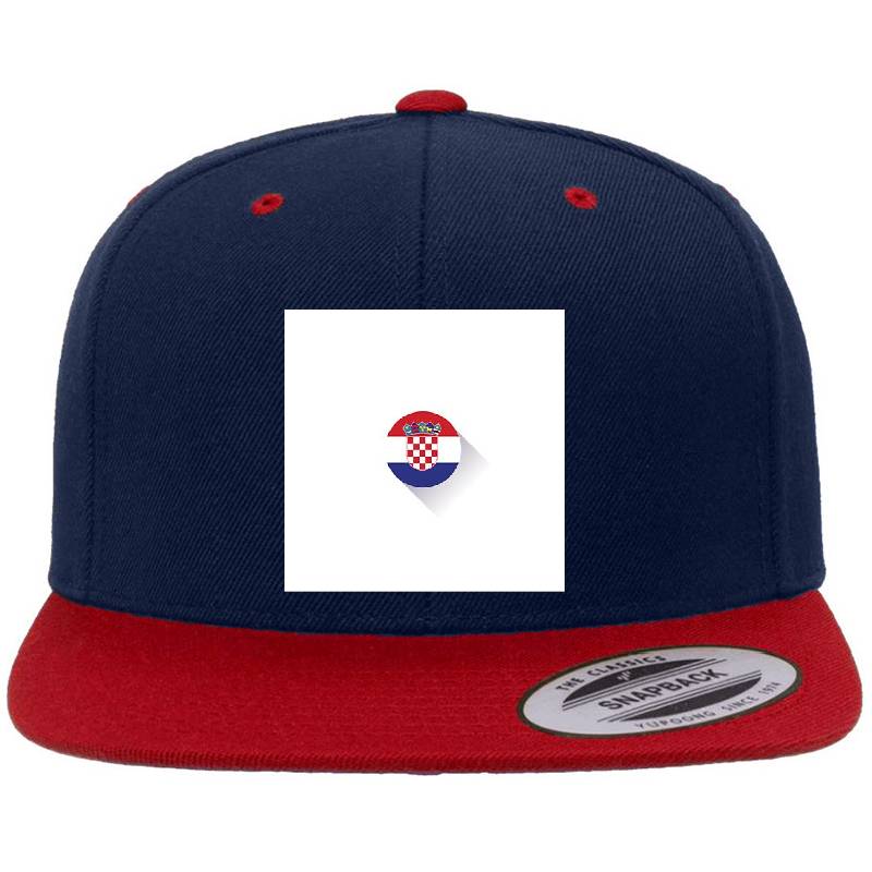 Croatia Flag Richardson Premium Trucker Snapback Caps