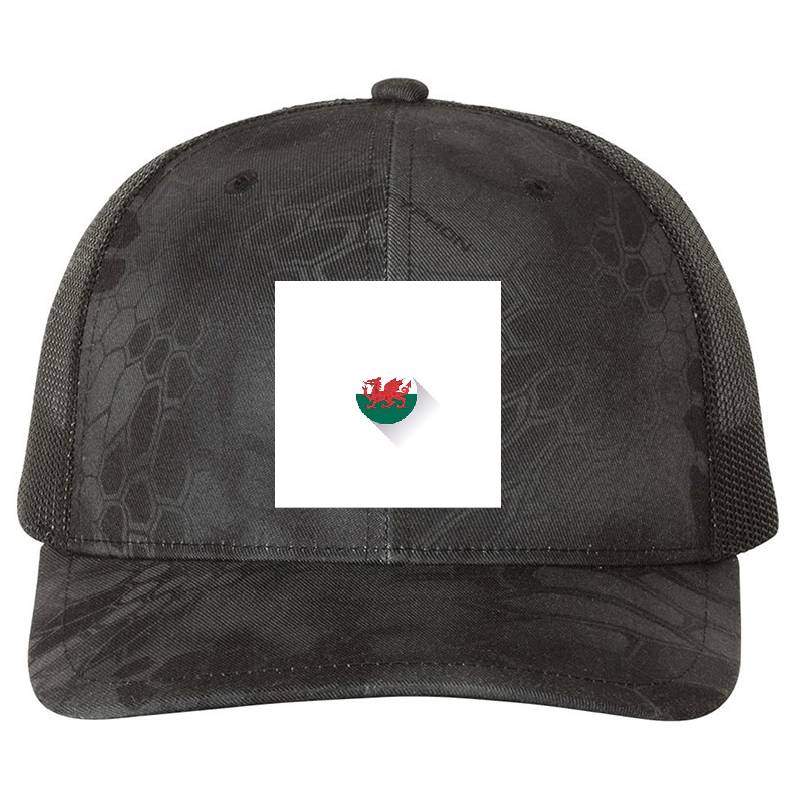 Wales Flag Premium Flat Bill Snapback Caps