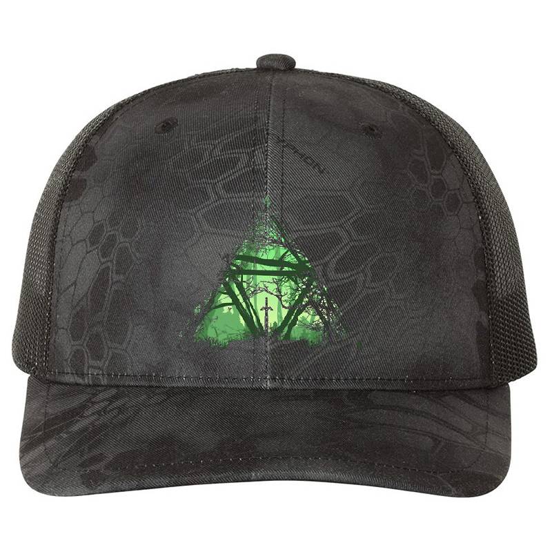 Sword in the Forest Premium Flat Bill Snapback Caps
