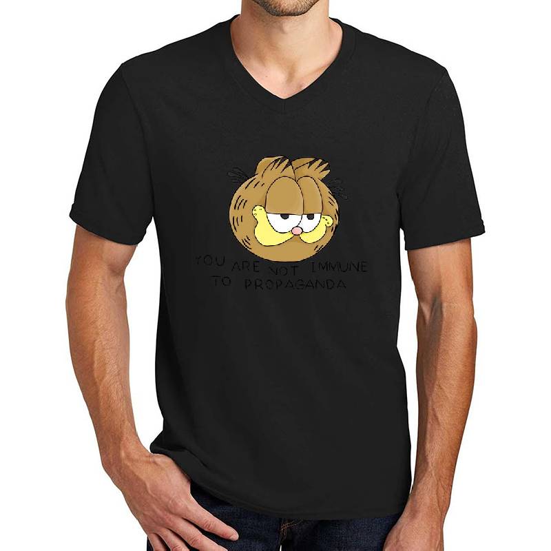 Garfield You are not immune to propaganda HD Youth Hooded Sweatshirts