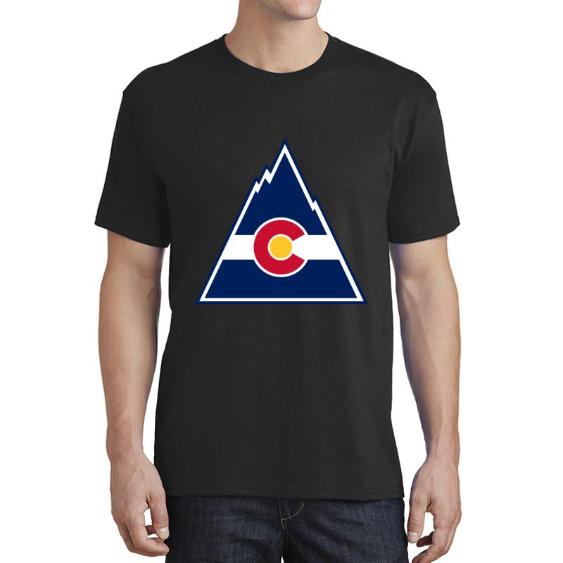 Vintage Colorado Hockey - Retro Rockies Unisex T-Shirt Men Black