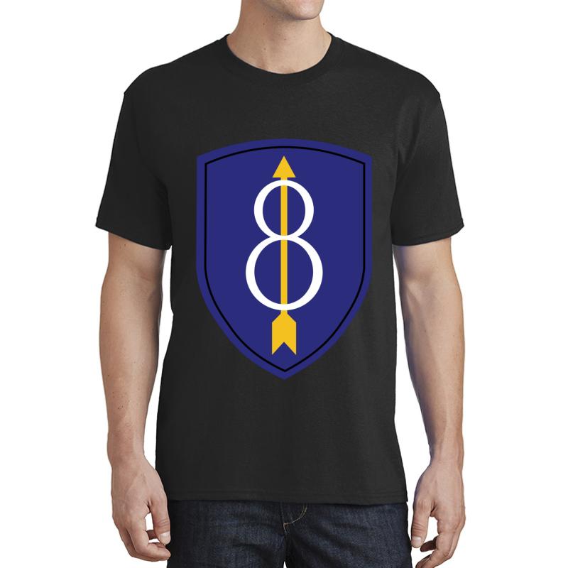 8Th Infantry Division United States - Historical  Unisex T-Shirt Men Black