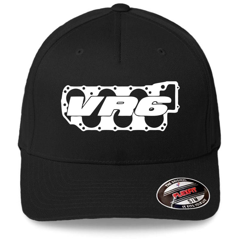 Vr6 Engine Engine Flexfit Baseball Cap  Black