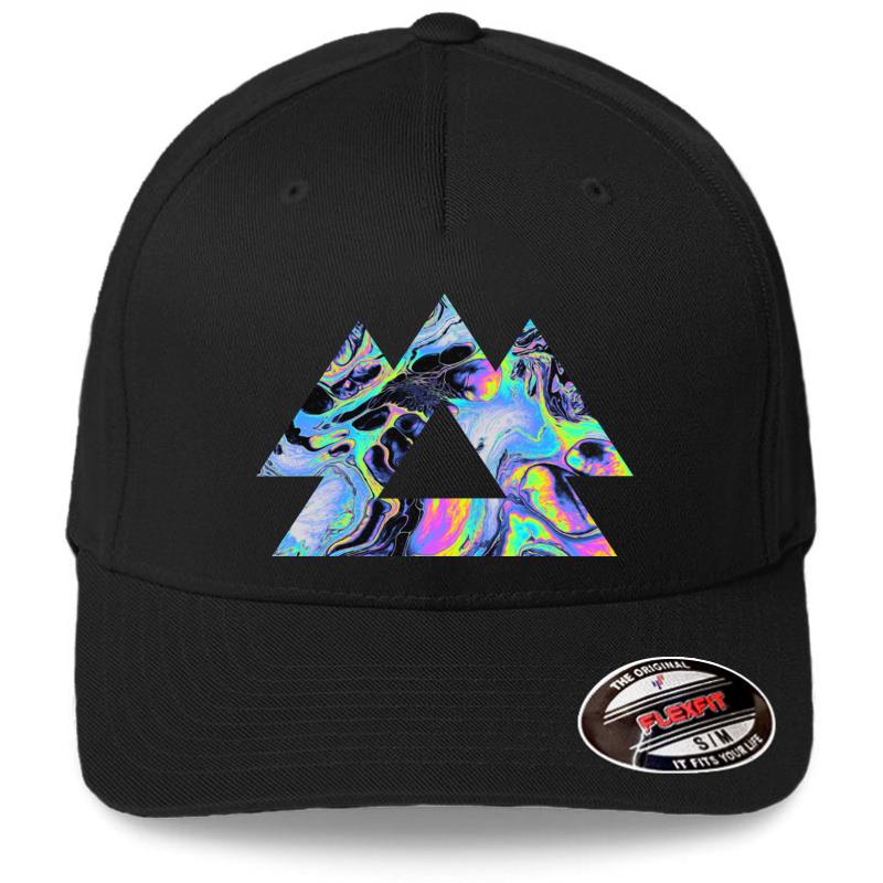 Wakaan Logo Flexfit Baseball Cap  Black