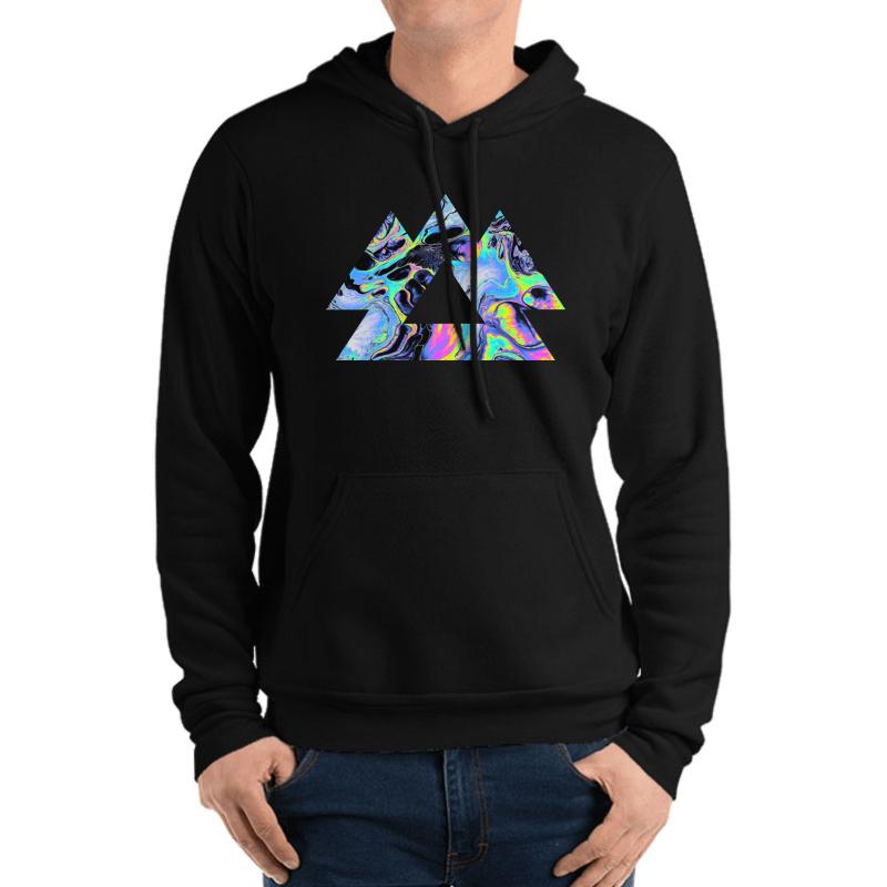 Wakaan Logo Unisex Hooded Sweatshirt Men Black