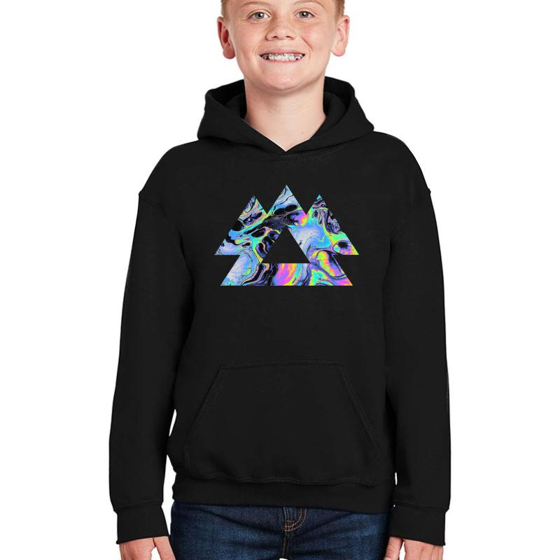 Wakaan Logo Youth Hooded Sweatshirt Boy Black