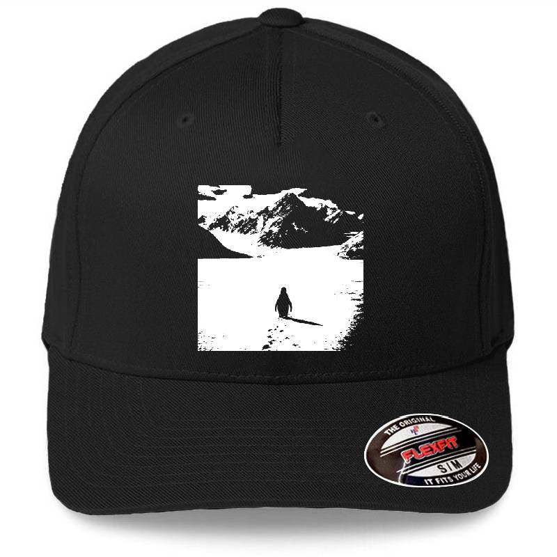 but why? be the penguin go where you are belong white Flexfit Baseball Cap