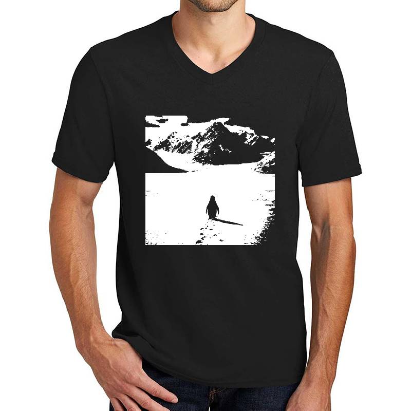 but why? be the penguin go where you are belong white nihilist Flexfit Baseball Caps