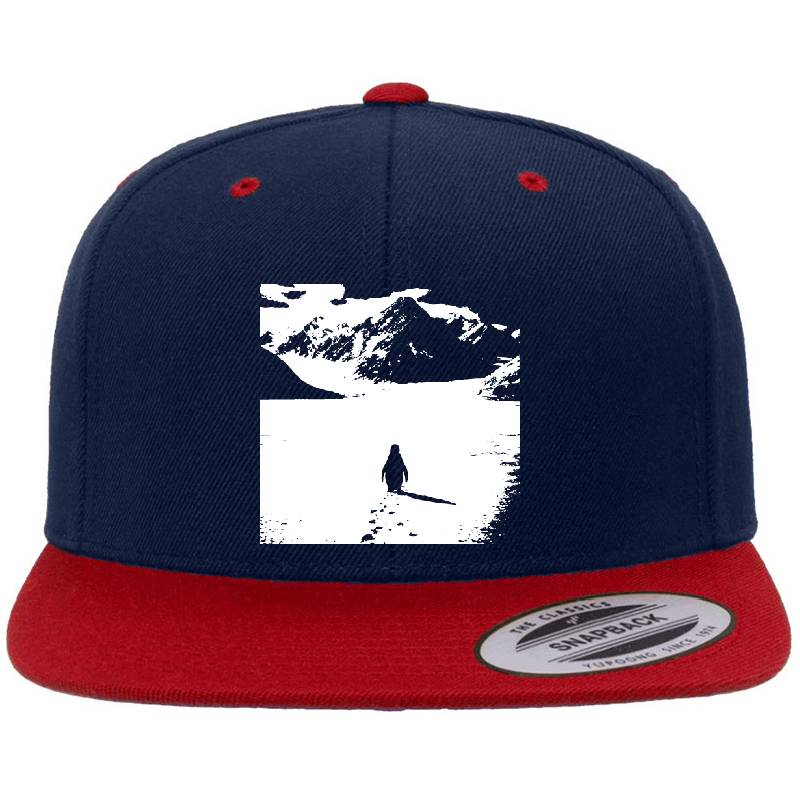but why? be the penguin go where you are belong white nihilist Flexfit Baseball Caps