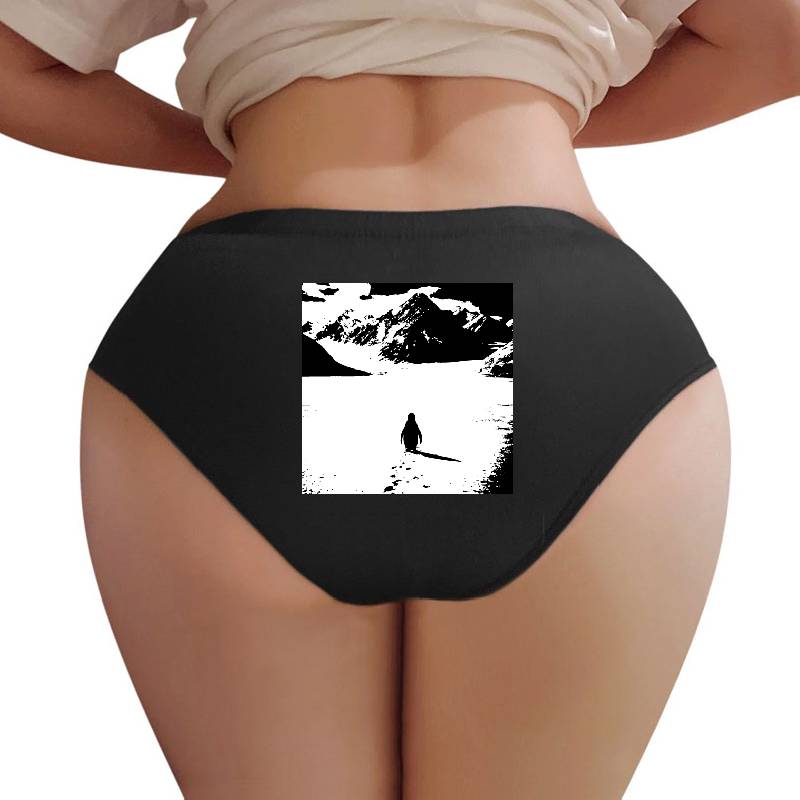 but why? be the penguin go where you are belong black and white nihilist Unisex Hooded Sweatshirts