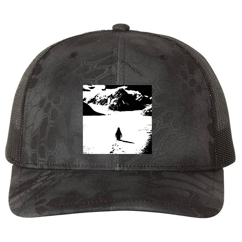 but why? be the penguin go where you are belong black and white nihilist Unisex Hooded Sweatshirts