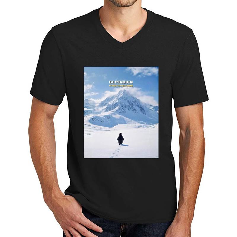 but why? be the penguin go where you are belong color1 nihilist Unisex T-shirts
