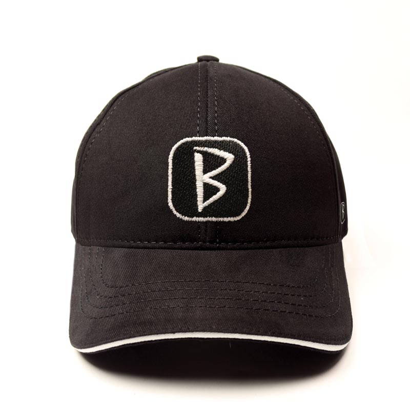 B Patch Embroidered Baseball Cap