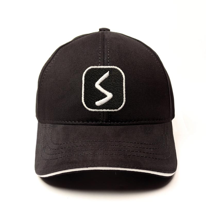 S Patch Embroidered Baseball Cap